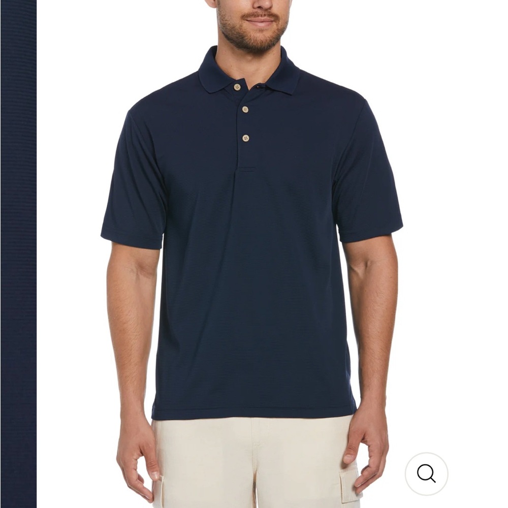 Cubavera Blue Polo Shirt Classic Design